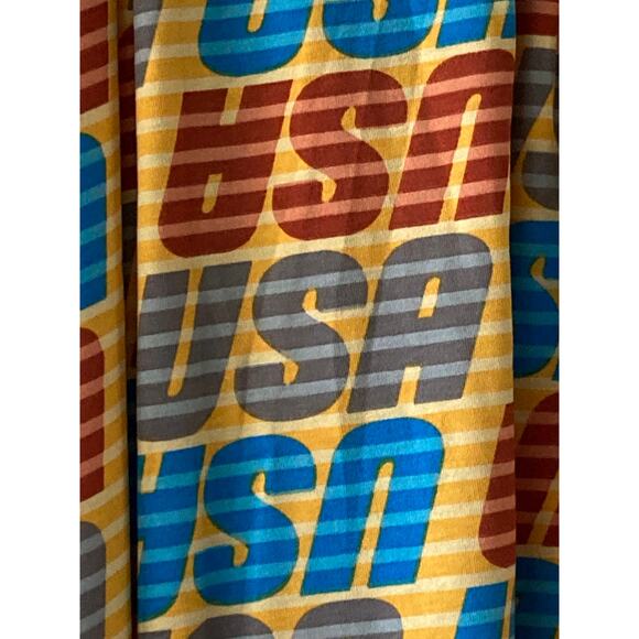 NWT Lularoe Madison skirt 3X 3XL patriotic USA July 4 Americana plus size - Picture 4 of 6